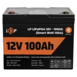 Акумулятор LogicPower LP LiFePO4 для ДБЖ 12V - 100Ah (BMS 100A), пластик