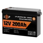 Акумулятор LogicPower LP LiFePO4 для ДБЖ 12V - 200Ah (BMS 100A), пластик — фото 4