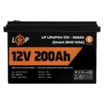 Акумулятор LogicPower LP LiFePO4 для ДБЖ 12V - 200Ah (BMS 100A), пластик — фото 5