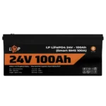 Акумулятор LogicPower LP LiFePO4 для ДБЖ 24V - 100Ah (BMS 100A), пластик — фото 2