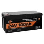 Акумулятор LogicPower LP LiFePO4 для ДБЖ 24V - 100Ah (BMS 100A), пластик — фото 4