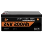 Акумулятор LogicPower LP LiFePO4 для ДБЖ 24V - 200Ah (BMS 100A), пластик