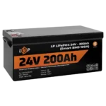 Акумулятор LogicPower LP LiFePO4 для ДБЖ 24V - 200Ah (BMS 100A), пластик — фото 5