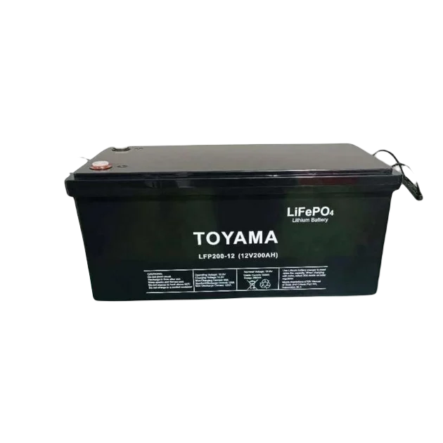 Акумулятор Toyama LiFePO4 12,8V - 200Ah (BMS), пластик