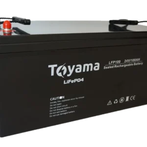 Акумулятор Toyama LiFePO4 25,6 V — 100 Ah LFP100-25,6 (BMS), пластик