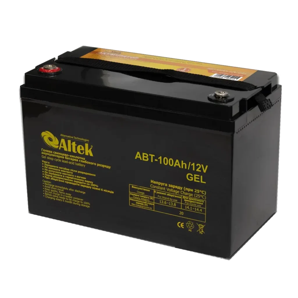 Акумуляторна батарея ALTEK ABT 100Ah 12V GEL