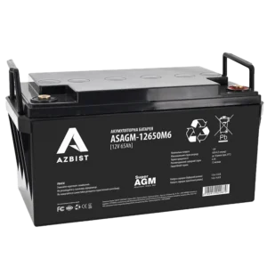 Акумуляторна батарея Azbist ASAGM-12V 65Ah 0M6