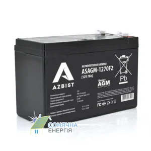 Акумуляторна батарея Azbist ASAGM-12V 7Ah 0F2