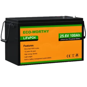 Акумуляторна батарея ECO-WORTHY LiFePO4 24V 100Ah