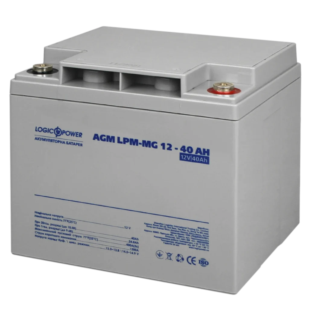 Акумуляторна батарея Logic Power LPM–MG 40 AH