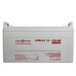 Акумуляторна батарея LogicPower LPM-GL 12V - 120 Ah — фото 2