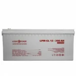 Акумуляторна батарея LogicPower LPM-GL 12V - 200 Ah — фото 3