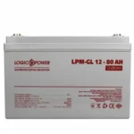 Акумуляторна батарея LogicPower LPM-GL 12V - 80 Ah — фото 3