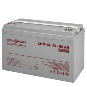 Акумуляторна батарея LogicPower LPM-GL 12V - 80 Ah