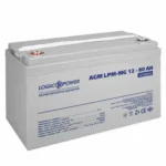 Акумуляторна батарея LogicPower LPM-MG 12V - 80 Ah — фото 3