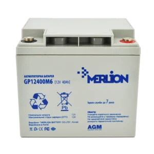 Акумуляторна батарея MERLION GP12400M6