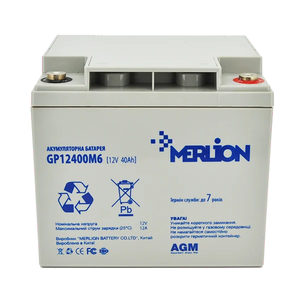 Акумуляторна батарея MERLION GP12400M6