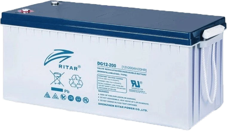 Акумуляторна батарея Ritar GL DG12-200 12V 200Ah