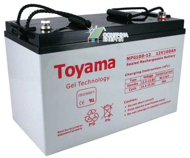 Акумуляторна батарея Toyama NPG100-12