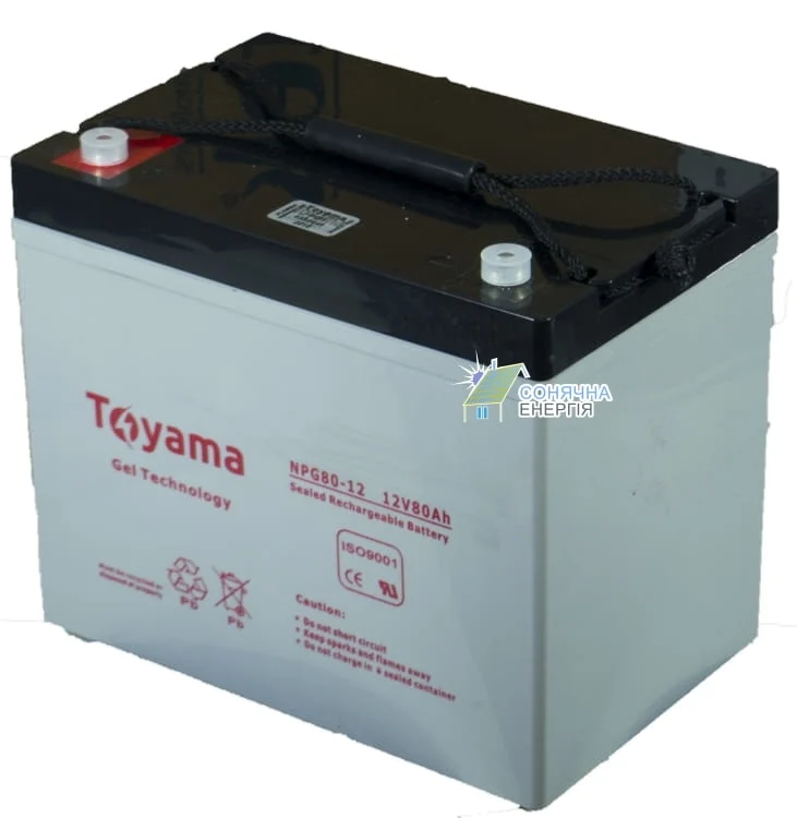 Акумуляторна батарея Toyama NPG80-12