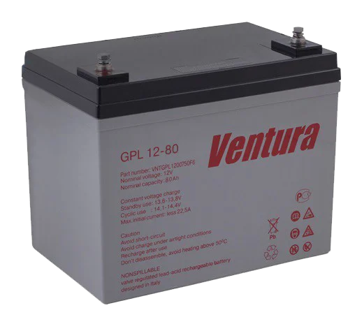 Акумуляторна батарея Ventura GPL 12-80