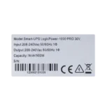 Джерело безперебійного живлення Logic Power Smart-UPS 1000 PRO 36V (without battery) -1000ВА/900Вт — фото 6