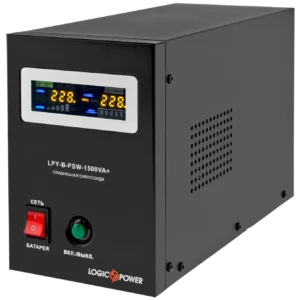 Джерело безперебійного живлення LogicPower LPY-B-PSW-1500VA+ (1050W) 10A/15A 24V