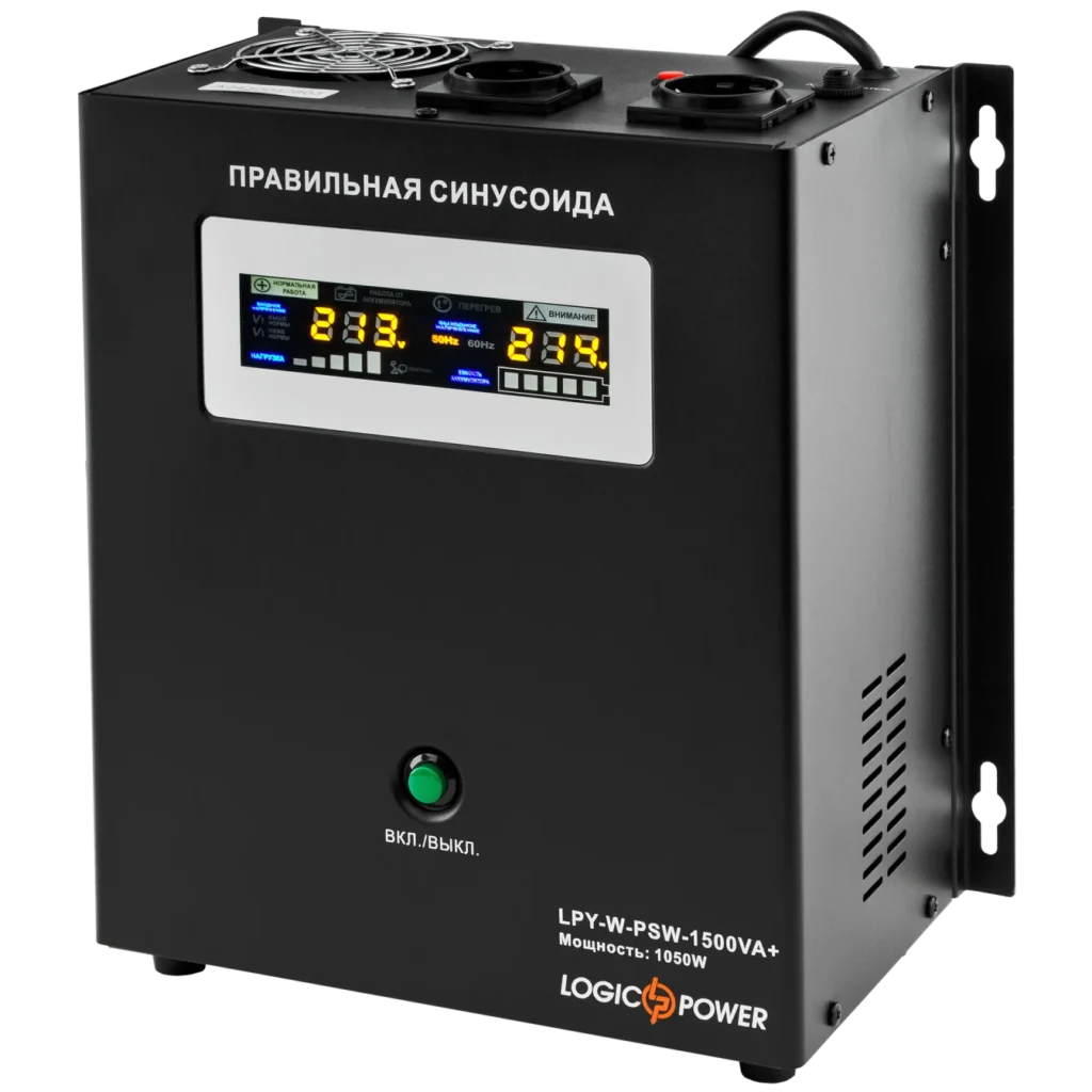 Джерело безперебійного живлення LogicPower LPY-W-PSW-1500VA+ ( 1050 Вт, 24 В )