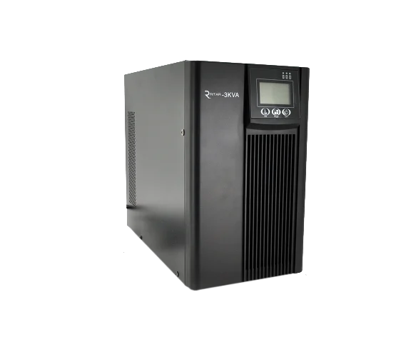 Джерело безперебійного живлення Ritar Online PT-10KL-LCD, RACK 10000VA (9000 Вт), 192 В, 5А (під зовнішні акумулятори)