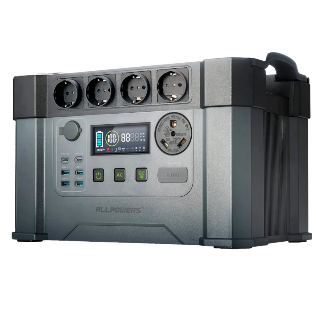 Портативна електростанція ALLPOWERS S2000 PRO 2400Вт, 1500Вт⋅год