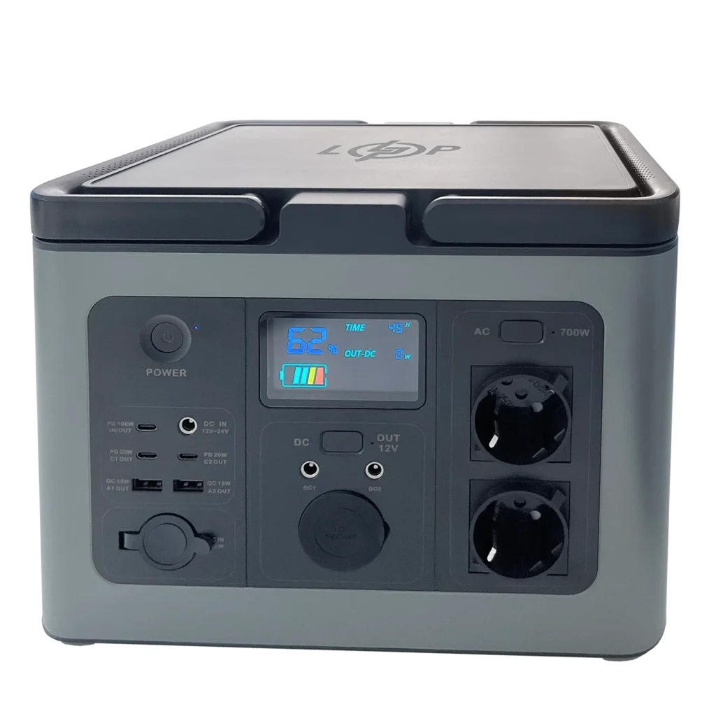 Портативна електростанція Logic Power charger mppt 700 PRO, 700Вт, 615Вт·год