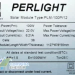Сонячна панель Perlight PLM-100P — фото 3